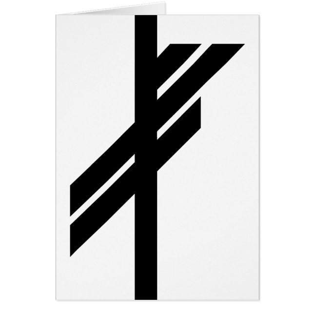 バイキングのRune -運-黒 (正面)