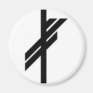 バイキングのRune -運-黒 マグネット
