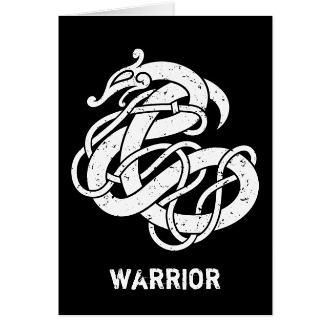 バイキングのUrnesのスタイルのヘビ (正面)