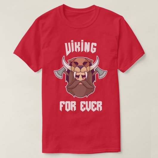 バイキングは永遠 Tシャツ (デザイン正面)