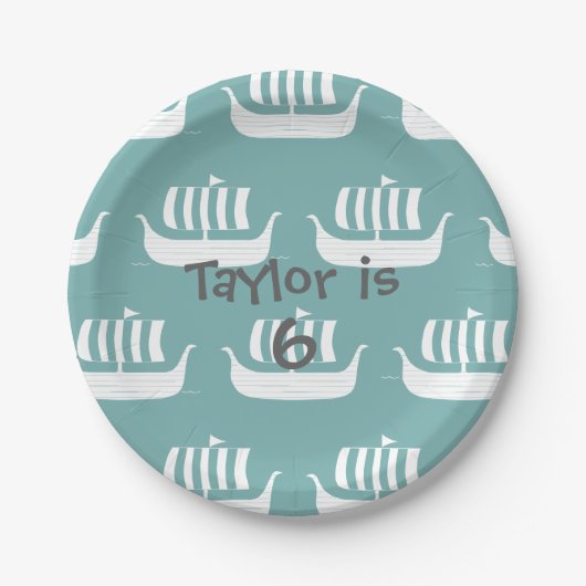 バイキングは紙皿を出荷します ペーパープレート (正面)