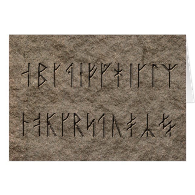 バイキングアルファベット (正面横)