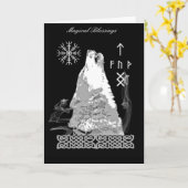 バイキングウルフ恵みカード カード (黄色い花)