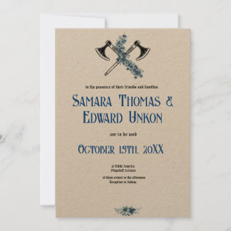 バイキングエレガント招待状 招待状