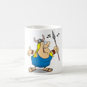 バイキングオペラ歌手のマグ コーヒーマグカップ