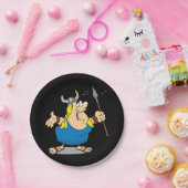 バイキングオペラ歌手の紙皿 ペーパープレート (パーティー)