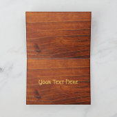 バイキングカスタマイズ可能な文字グリーティングカード カード (内部)