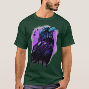 バイキングカッコいいギフトプリントプリントノールズラヴェン野鳥観察G Tシャツ