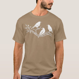 バイキングカッコいいギフトプリントプリントノールズラヴェン野鳥観察G Tシャツ