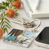 バイキングキャットブルードラゴン キーホルダー (正面右)