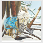 バイキングキャットブルードラゴン シール (シート)