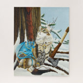 バイキングキャットブルードラゴン ジグソーパズル (縦)