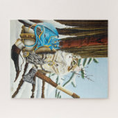 バイキングキャットブルードラゴン ジグソーパズル (横)