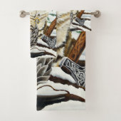 バイキングキャットブルードラゴン バスタオルセット (インサイチュ)