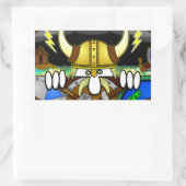 バイキングキルロイシール 長方形シール (バッグ)