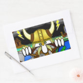 バイキングキルロイシール 長方形シール (封筒)