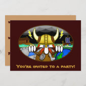 バイキングキルロイ招待状 招待状 (正面/裏面)