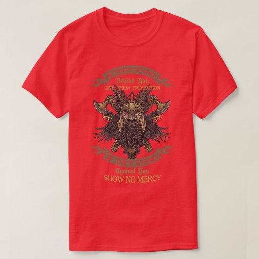バイキングクラシックことわざTシャツ Tシャツ (デザイン正面)