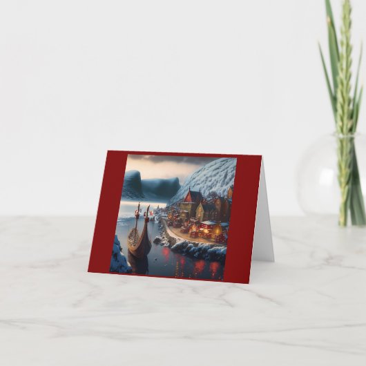 バイキングクリスマスビレッジカード シーズンカード (正面)