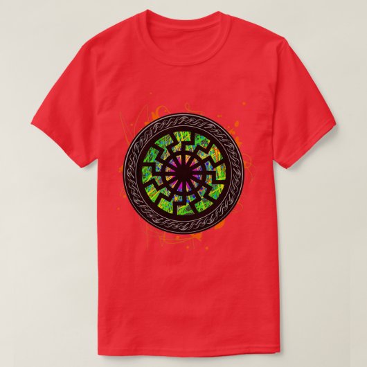 バイキングケルトバルハラ Tシャツ (デザイン正面)