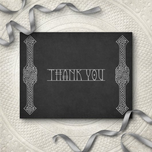 バイキングケルト結婚ゲーマー サンキューカード