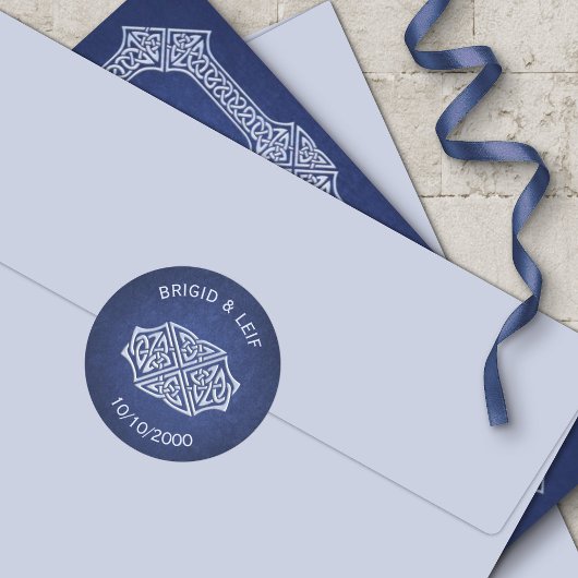 バイキングケルト結婚ゲーマー ラウンドシール