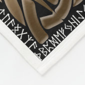 バイキングコンパスヤグドラシル フリースブランケット (角)