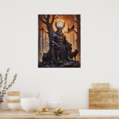 バイキングゴッドオーディン ポスター (キッチン)