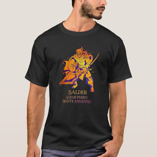 バイキングゴッドバルダー Tシャツ (正面)