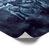 バイキングシーエルドメイドの激しい女性の戦士アート ポスター (角)