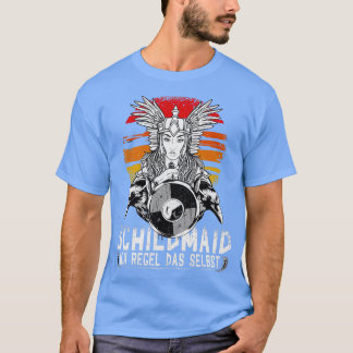 バイキングシーエルドメイドヴィンテージレイヴン Tシャツ