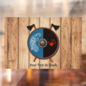 バイキングシールドと軸 ウィンドウサイン (シート2)