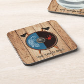 バイキングシールドと軸 コースター (左側)