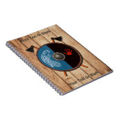 バイキングシールドと軸 ノートブック (右側)