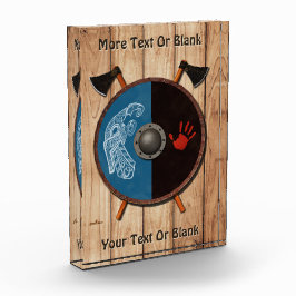 バイキングシールドと軸 フォトブロック