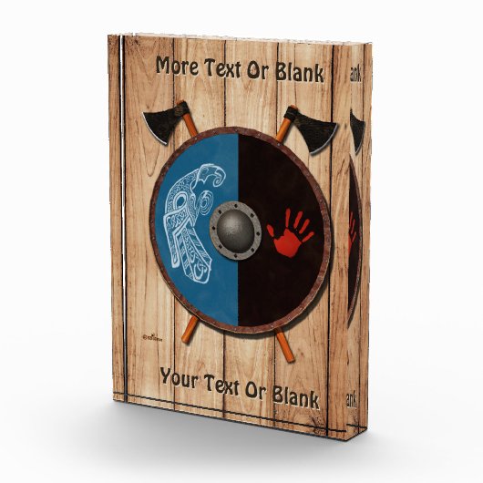 バイキングシールドと軸 フォトブロック (右)