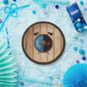 バイキングシールドと軸 ペーパープレート (パーティー)