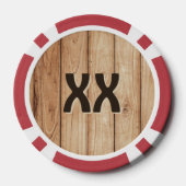 バイキングシールドと軸 ポーカーチップ (裏面)