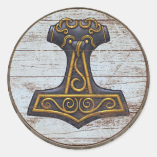 バイキングシールドシール – Mjolnir ラウンドシール