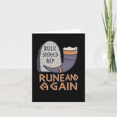 バイキングジムルーン及び筋用ゲインフィットネスことわざ カード (正面)