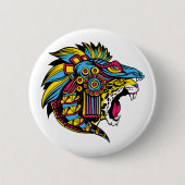 バイキングジャガー 缶バッジ (正面)