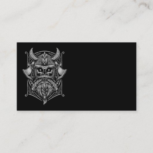 バイキングスカル名刺 名刺 (正面)