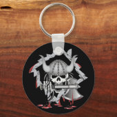 バイキングスカル キーホルダー (正面)