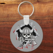 バイキングスカル キーホルダー (正面)