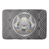 バイキングスカル バスマット (正面)