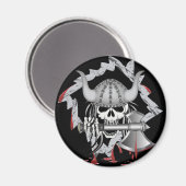 バイキングスカル マグネット (正面/裏面)