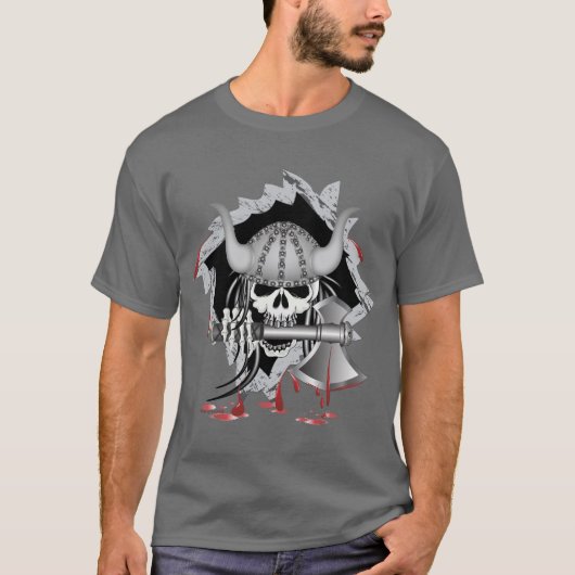 バイキングスカル Tシャツ (正面)