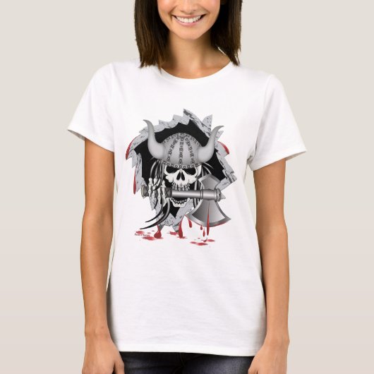 バイキングスカル Tシャツ (正面)