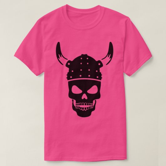 バイキングスカル Tシャツ (デザイン正面)