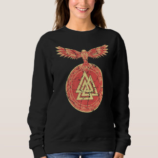 バイキングズルンヴァルクヌットウォタンノットオーディン スウェットシャツ